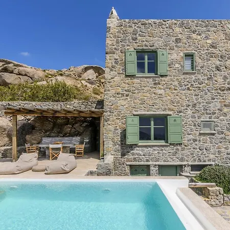 Aquadise Seaview Pool - Three Bedrooms Villa Mykonos Town